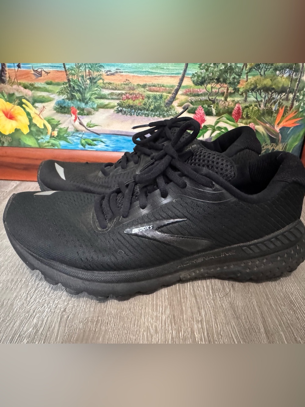 Brooks Men's Black Adrenaline Running Sneakers